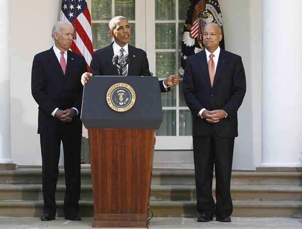 Presidente Barack Obama anuncia Jeh Johnson como candidato para o secretário de Segurança Interna