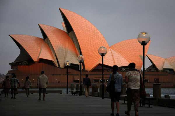 Construção mais famosa de Sydney, a maior cidade da Austrália, recebe 2 mil representações e 8,2 milhões de visitantes todos os anos