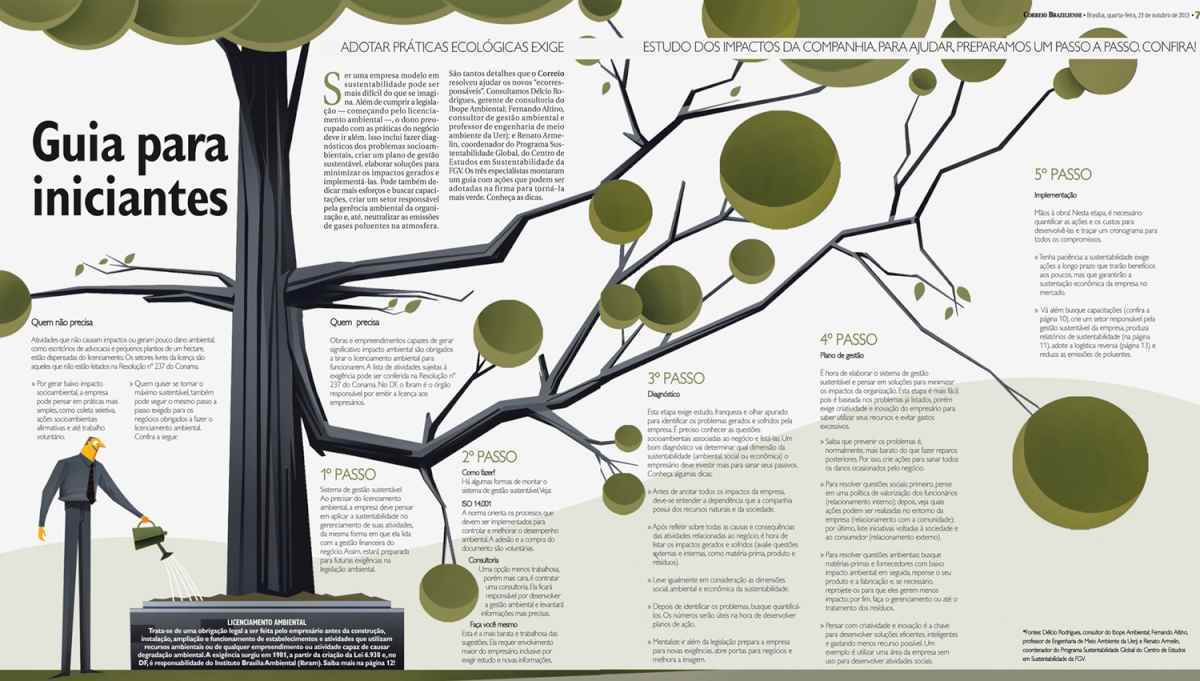 Adotar práticas ecológicas exige estudo dos impactos da companhia. Preparamos um passo a passo