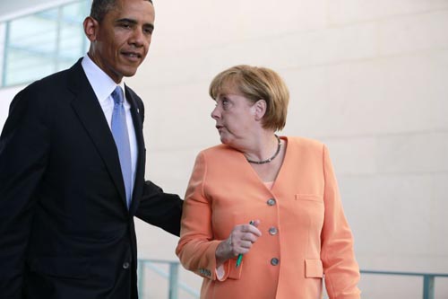 Obama teria assegurado a Merkel por telefone que não estava a par da espionagem