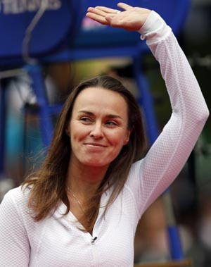 Martina Hingis, de 33 anos, se casou em dezembro de 2010