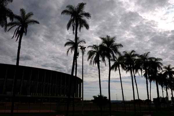 Estádio Nacional de Brasília Mané Garrincha na manhã deste domingo (17/11)