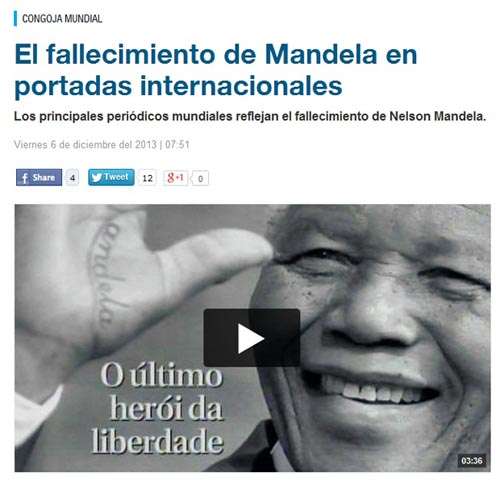 O ex-presidente sul-africano morreu ontem, aos 95 anos, na casa dele, em Johannesburgo