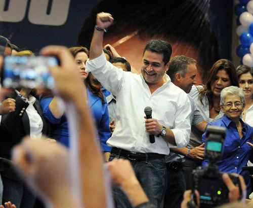 Juan Orlando Hernandez venceu as eleições em Honduras em 24 de novembro