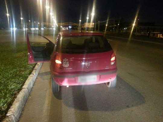 O carro foi achado em bom estado, sem nenhum dano aparente