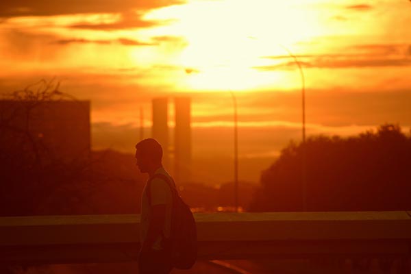 A temperatura máxima pode chegar aos 27°C