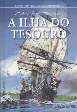 Capa do livro A Ilha do Tesouro, de Robert Louis Stevenson