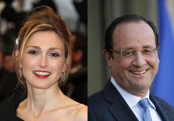 Dossiê de sete páginas da revista Closer, que afirma que o presidente francês, de 59 anos, e a atriz Julie Gayet, de 41, vivem um 