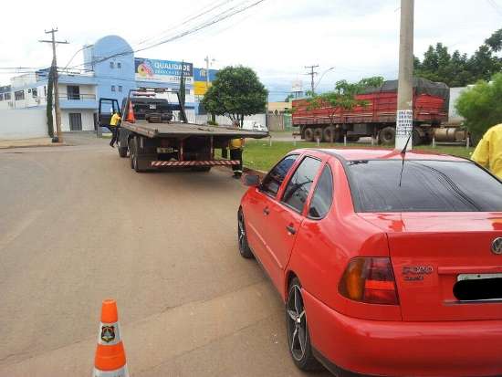 O veículo foi levado para o depósito do Detran-DF