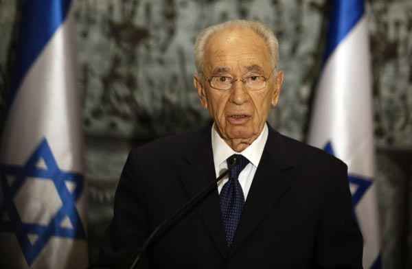 Shimon Peres ostenta o cargo simbólico de presidente israelense desde 2007