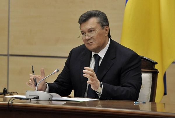 Presidente ucraniano deposto Viktor Yanukovych