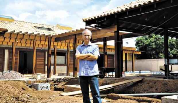 Novos hábitos: ao construir, Ernesto Medeiros decidiu-se pelo projeto ecológico