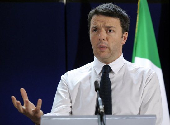 Matteo Renzi: projeto no Senado fará com que senadores não sejam mais 