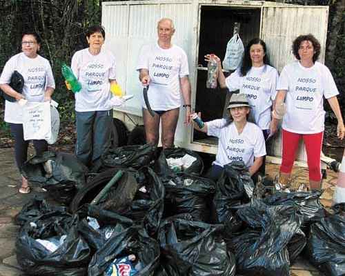 A equipe passou duas horas no Parque Nacional e percorreu todos os espaços abertos ao público