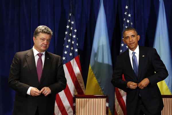 Barack Obama se reúne com o presidente eleito da Ucrânia Petro Poroshenko