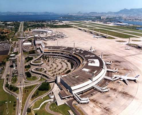 Aeroporto do Galeão: com a nova obra, tempo de viagem até a Barra será reduzido em mais de 60%