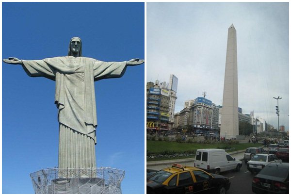 Cristo Redentor e Obelisco serão iluminados com as cores da bandeira do país vizinho para estimular o espírito esportivo e a tolerância