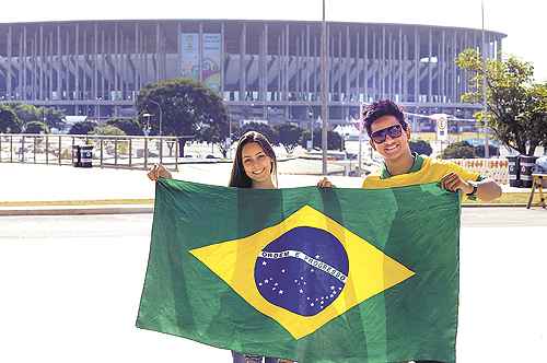 Brasilienses, Maria Heloísa e Luiz Felipe querem fazer bonito amanhã: orgulho