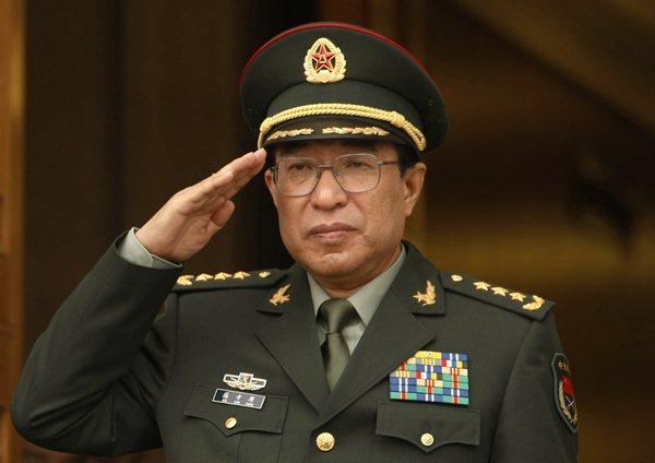 Vice-presidente da Comissão Militar Central Xu Caihou. O ex-oficial militar de alto escalão chinês foi acusado de aceitar subornos e foi expulso do Partido Comunista.