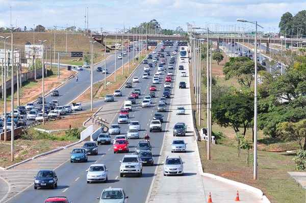 Faixa exclusiva da EPTG foi liberada e facilita a circulação dos motoristas