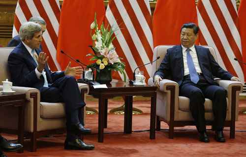 Kerry conversou com o presidente chinês Xi Jinping