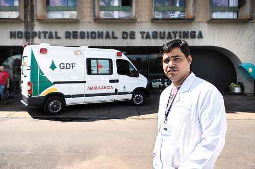 O técnico de enfermagem Daniel estava de plantão no hospital de Taguatinga: 