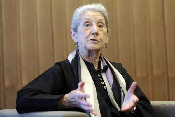 Nadine Gordimer venceu o Prêmio Nobel de Literatura em 1991