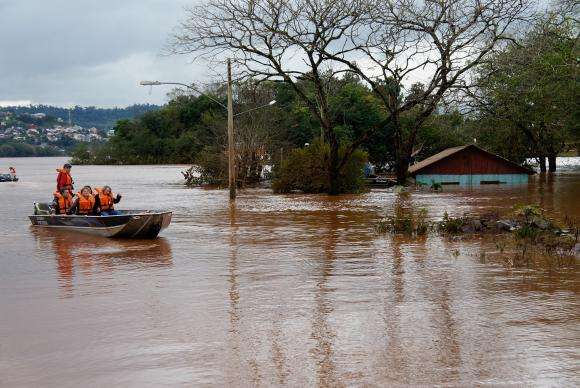 Barra do Guarita é um dos municípios gaúchos atingidos pela chuva