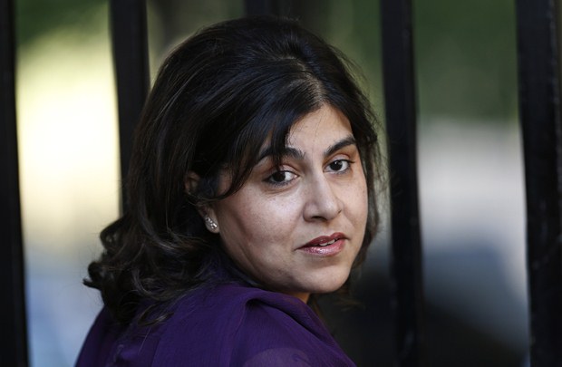 Sayeeda Warsi disse, pelo Twitter, não poder apoiar a política do governo em Gaza