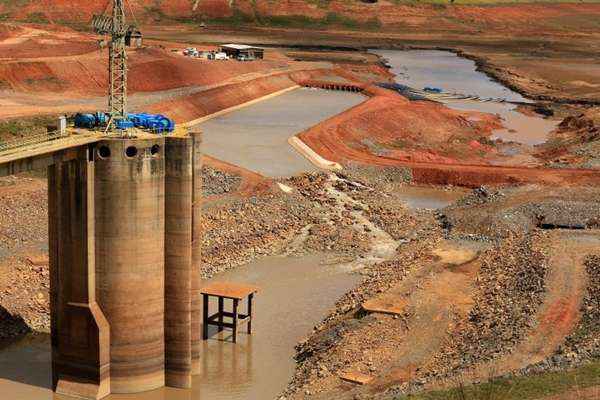 Represa Reserva Jaguari-Jacarei, em Joanópolis (SP), que faz parte do Sistema Cantareira