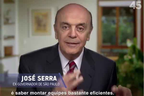 Serra foi um dos tucanos escalados no programa de Aécio Neves