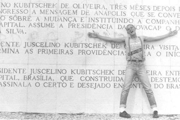 O punk Paulo César Cascão em 1986: época de ouro do rock de Brasília