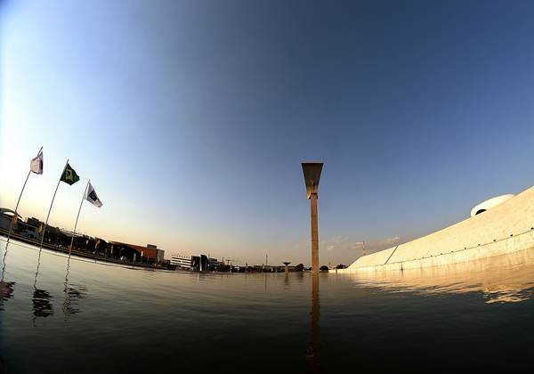 A temperatura mínima registrada na madrugada foi de 19°C