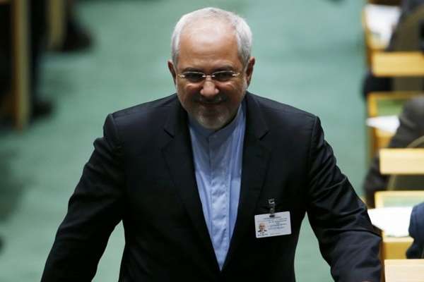 Mohammad Javad Zarif, chanceler iraniano, está presente na reunião