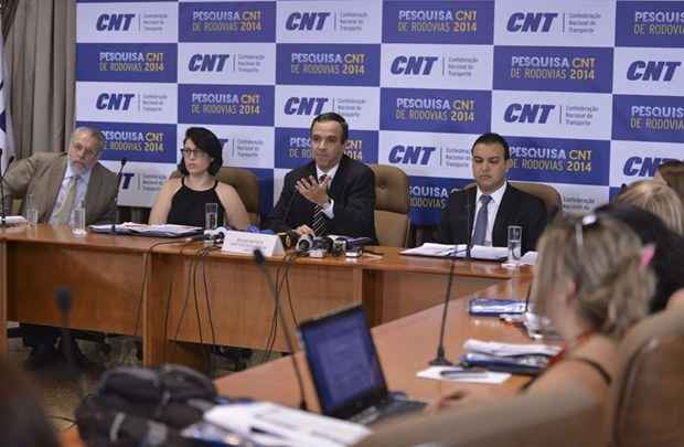 O diretor executivo da Confederação Nacional do Transporte (CNT), Bruno Batista, divulgou os resultados da Pesquisa CNT de Rodovias