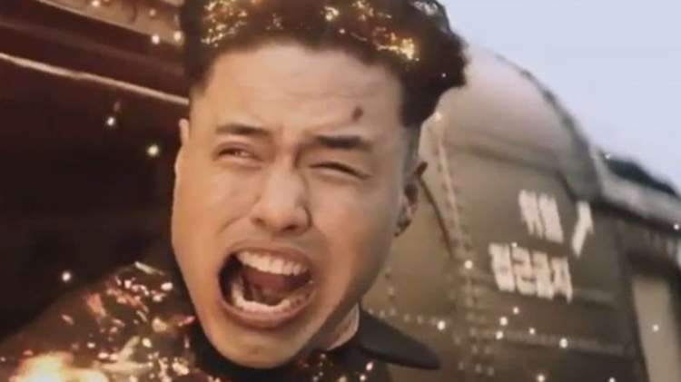 Cena da morte de Kim Jong-un no filme