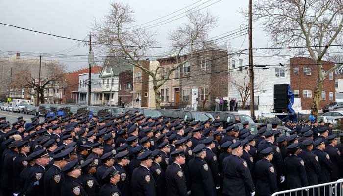 Durante a homenagem, De Blasio destacou a 