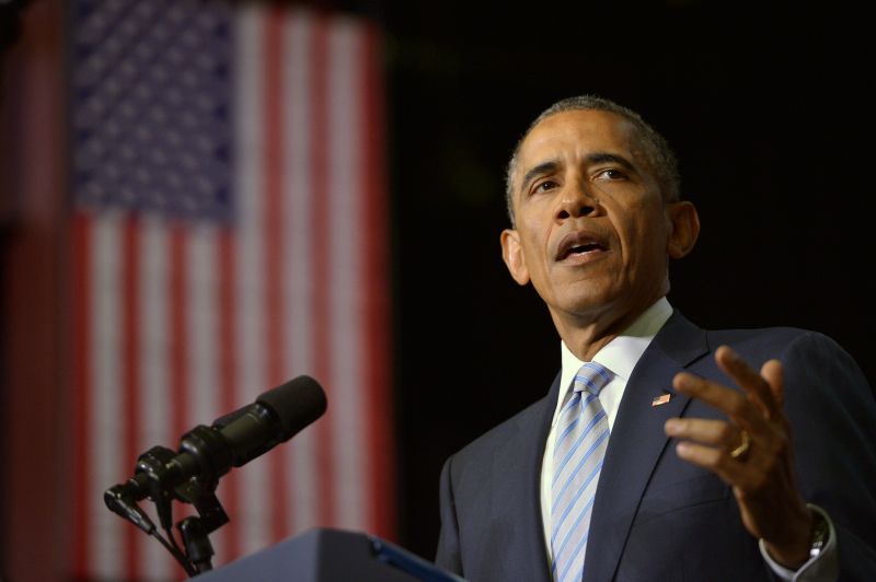 Presidente Obama durante o pronunciamento