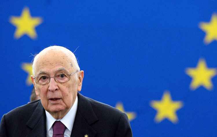 Napolitano ficou após quase uma década à frente da terceira economia da zona do euro