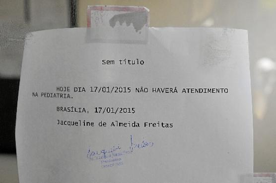 No Hran, atendimento do setor de pediatria chegou a ser suspenso