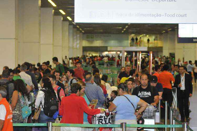 Aeroporto JK: movimentação intensa