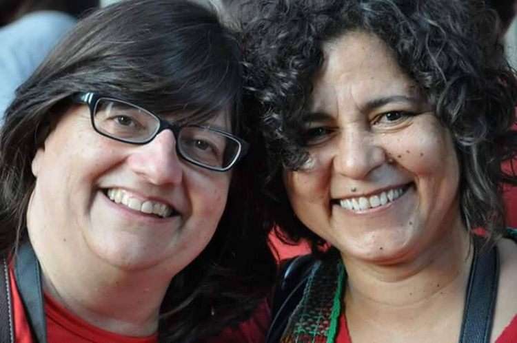 Rosangela Rigo (E) e Lurdinha Rodrigues (D) morreram em um acidente no interior da Bahia