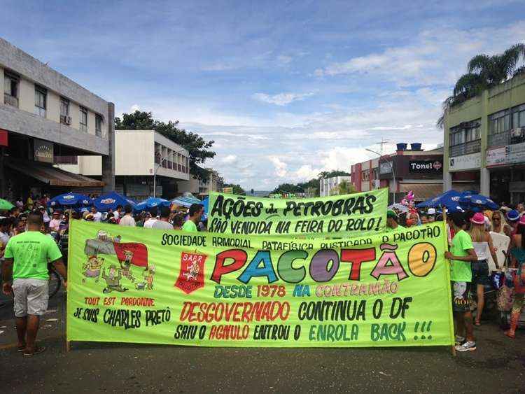 No último dia de carnaval, foliões poderão curtir os tradicionais Pacotão, Baratona e Raparigueiros, além de estreantes na programação de Brasília, como o Calango Careta, na Asa Norte