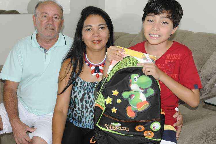 Luiza, mãe de Gustavo, aluno do 5º ano: 