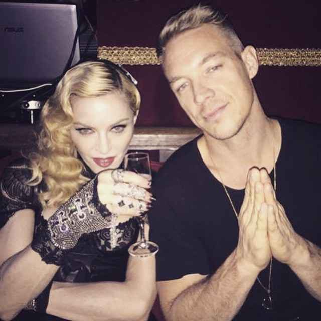 Madonna e Diplo: dupla trabalhou junto e 'Rebel heart'