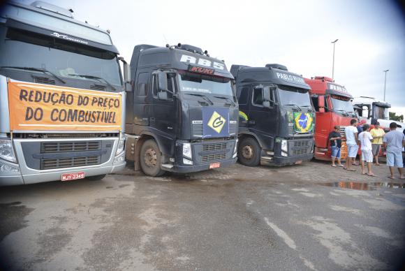 Em fevereiro, caminhoneiros foram a Brasília protestar contra o aumento do diesel e apresentar demandas da categoria