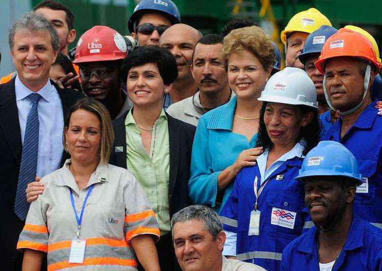 Dilma participa de evento no Rio: a petista defendeu o direito à manifestação, contanto que sem violência