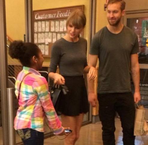 Calvin Harris e Taylor Swift aparecem juntos e aumentam rumores de romance