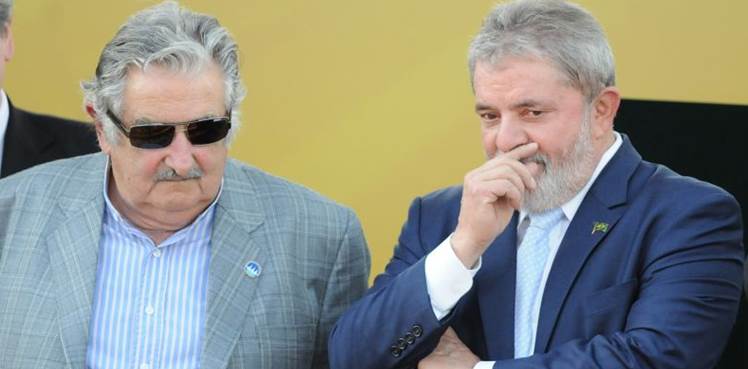 José Mujica e Luiz Inácio Lula da Silva