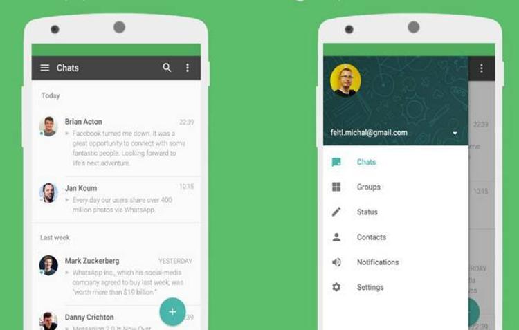 A partir de agora, ele ganha um design feito com base no Material Design empregado pelo Google na plataforma móvel